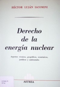 Derecho de la energía nuclear