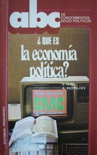 ¿Qué es la economía política ?