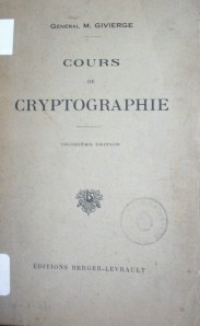 Cours de cryptographie