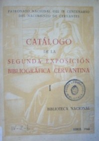 Catálogo de la segunda exposición bibliográfica cervantina