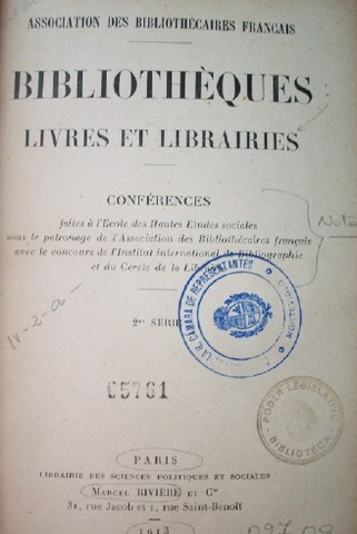 Bibliothèques : livres et librairies