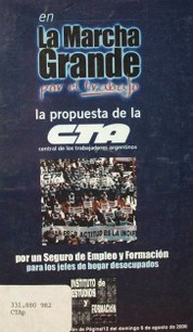 La propuesta CTA Central de los Trabajadores Argentinos