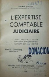 L'expertise comptable judiciaire