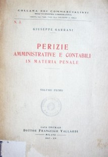 Perizie amministrative e contabili in materia penale