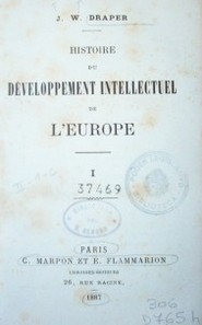 Histoire du développement intellectuel de l'Europe