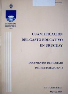 Cuantificación del gasto educativo en Uruguay