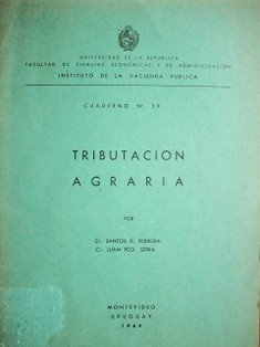 Tributación agraria