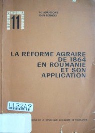 La réforme agraire de 1864 en Roumanie et son application