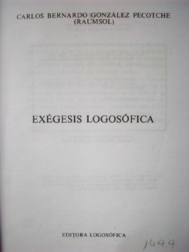 Exégesis Logosófica