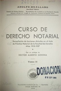 Curso de Derecho Notarial