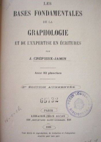 Les bases fondamentales de la graphologie et de l'expertise en écritures