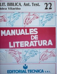 La literatura bíblica : el Antiguo Testamento