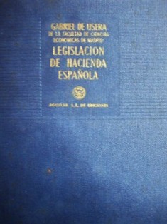 Legislación de Hacienda Española