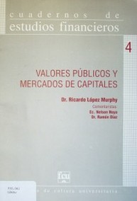 Valores públicos y mercado de capitales