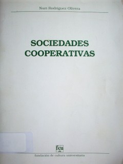 Sociedades cooperativas