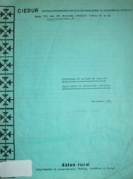 Incidencia de la mano de obra en valor bruto de producción citrícola, noviembre 1985