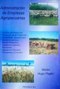 Administración de empresas agropecuarias