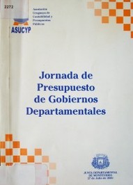 Jornada de Presupuesto de Gobiernos Departamentales