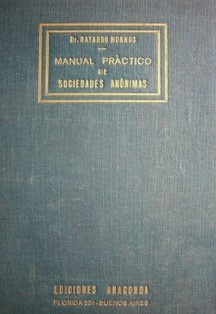 Manual práctico de sociedades anónimas