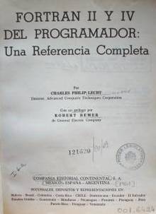 Fortran II y IV del programador : una referencia completa