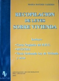 Recopilación de leyes sobre vivienda