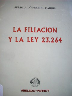 La filiación y la ley 23.264