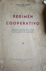 Régimen cooperativo