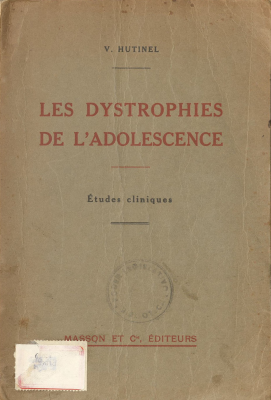 Les dystrophies de l'adolescence : Etudes Cliniques