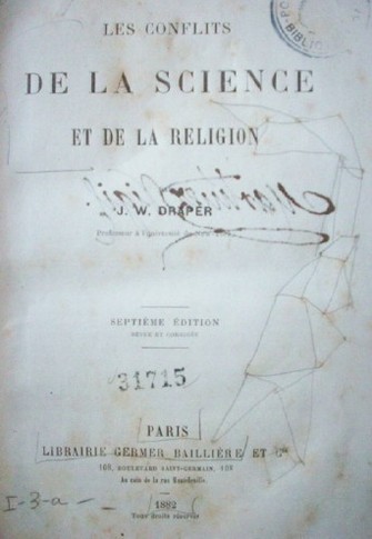 Les conflits de la science et de la religion