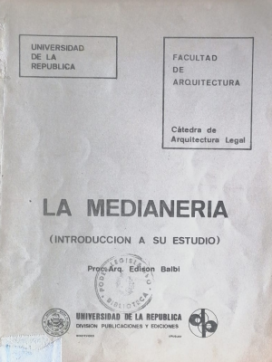 La medianería