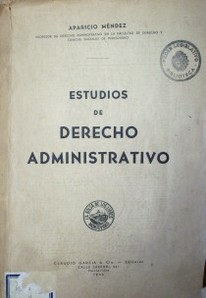 Estudios de derecho administrativo