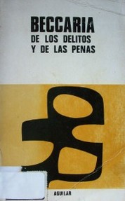 De los delitos y de las penas