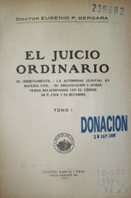El juicio ordinario