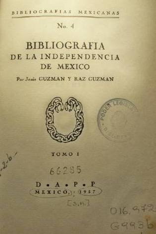 Bibliografía de la independencia de México