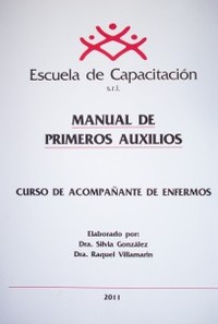 Manual de primeros auxilios