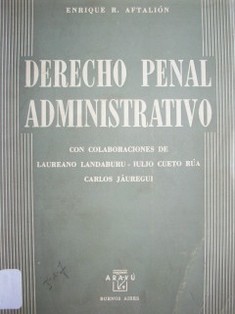 Derecho penal administrativo