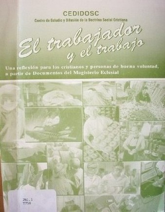 El trabajador y el trabajo