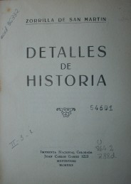 Detalles de historia