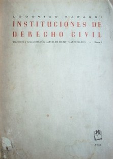 Instituciones de Derecho Civil