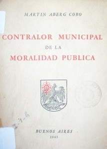 Contralor municipal de la moralidad pública