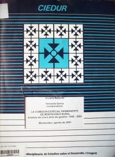 La Comisión Especial Permanente de Montevideo Rural : análisis de cinco años de gestión : 1996-2000