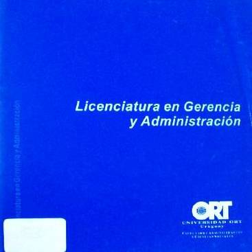 Licenciatura en Gerencia y Administración