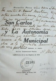 San Carlos y la autonomía municipal