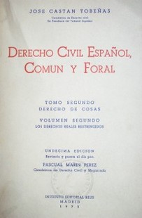 Derecho civil español, común y foral
