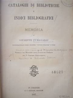 Cataloghi di biblioteche e indici bibliografici