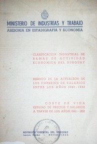 Clasificación industrial de ramas de actividad económica del Uruguay