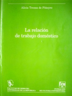 La relación de trabajo doméstico