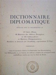 Dictionnaire Diplomatique