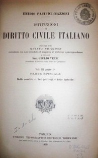 Istituzioni di diritto civile italiano
