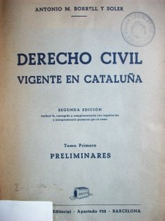 Derecho civil vigente en Cataluña